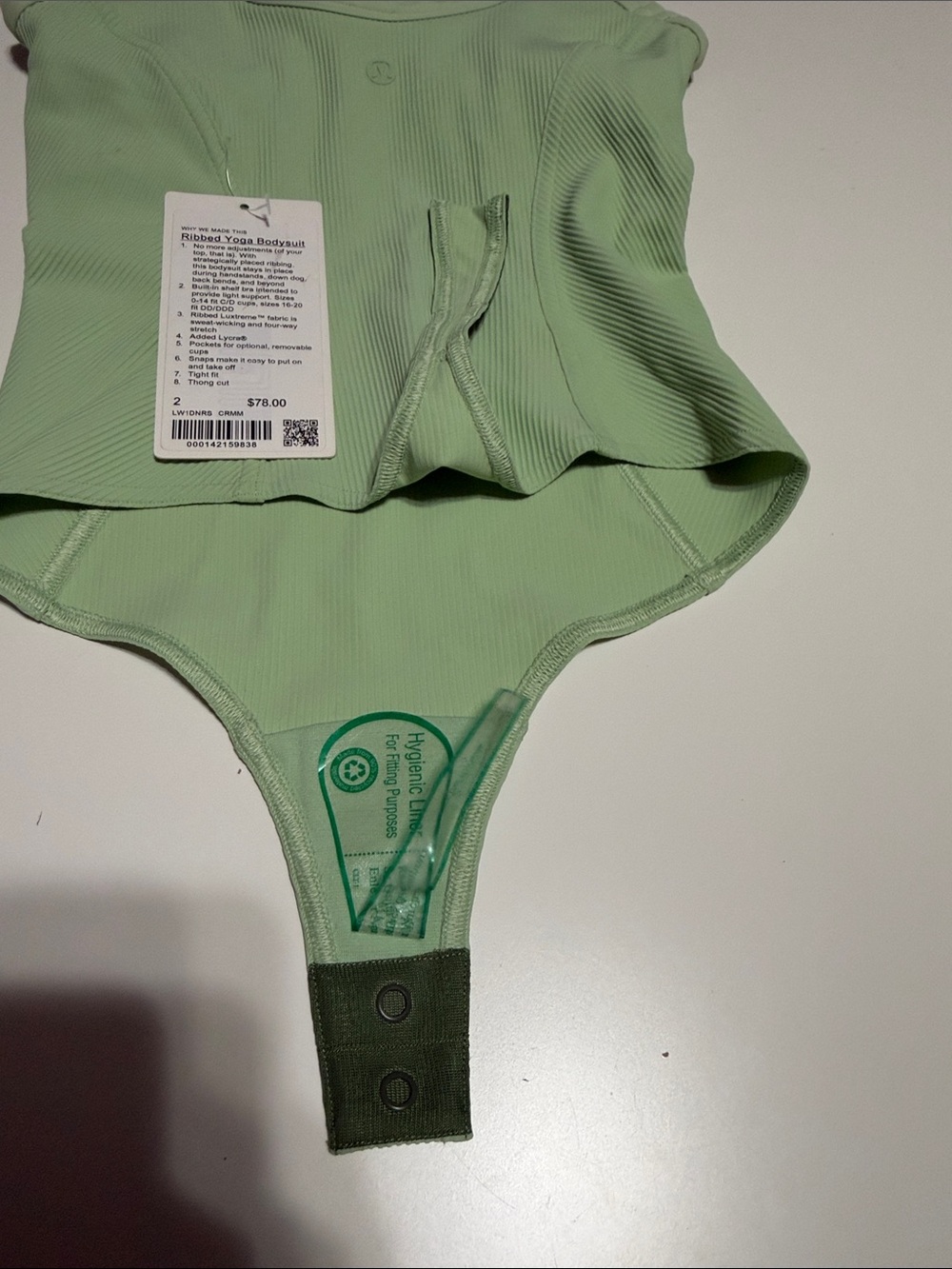 Lululemon Ribbed Green Bodysuit - Picture 6 of 6